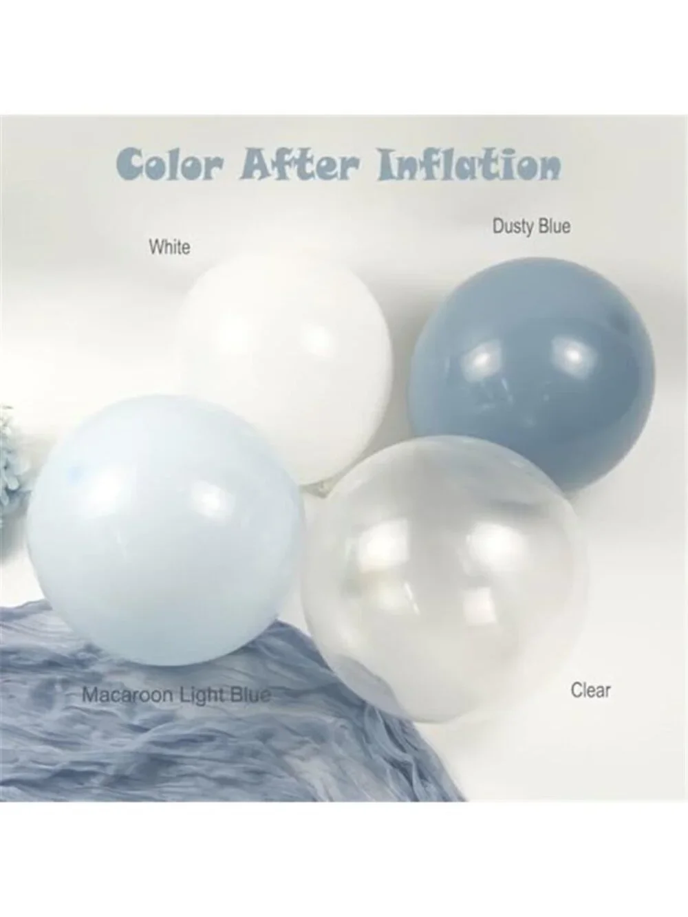Blue Balloon Arch Kit Balloon Garland Baby Shower Birthday Wedding Decor Set